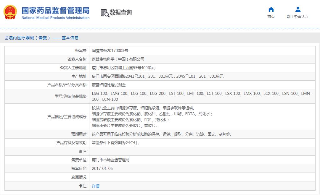 泰普液基细胞处理试剂盒