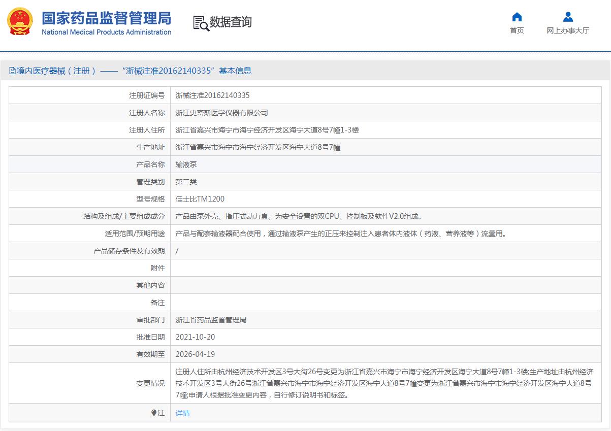 史密斯Smiths 输液泵 佳士比TM1200