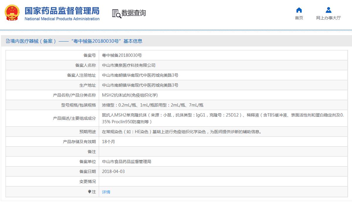 MSH2抗体试剂 免疫组织化学